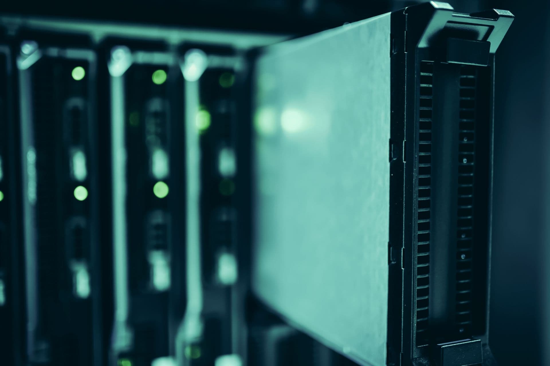 Server racks in a data centre