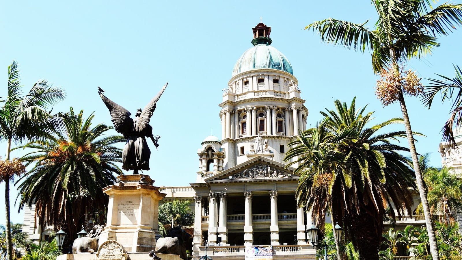 Durban City Hall and the Francis Farewell Gardens, one of the municipal buyers whose tenders appear in a daily alert
