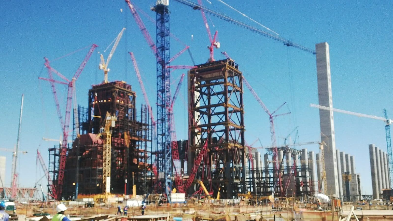 Kusile Power Station under construction near Witbank in Mpumalanga, one of Eskom's largest capital projects
