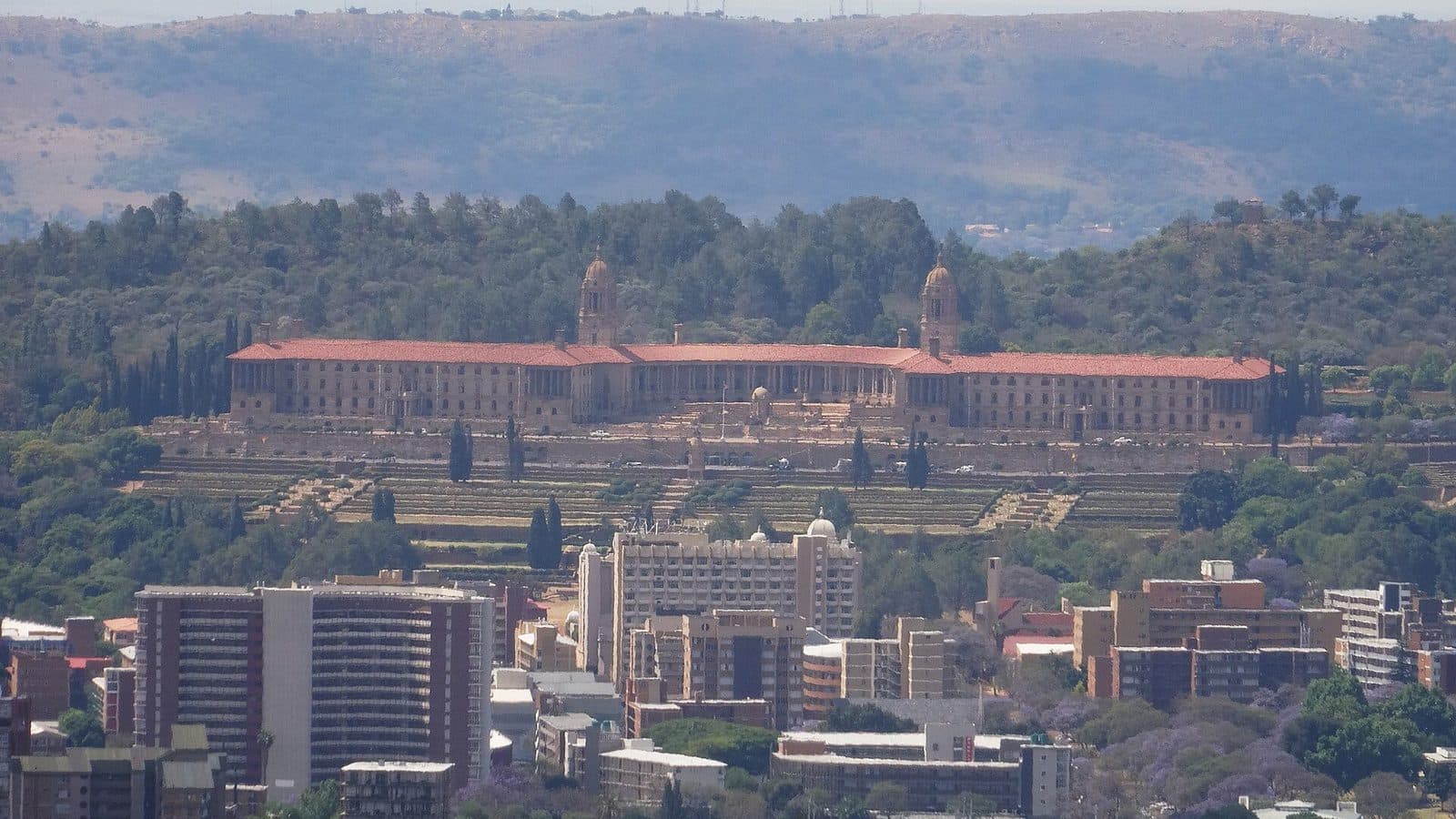 The Union Buildings in Pretoria, seat of the South African government and the office of the Presidency